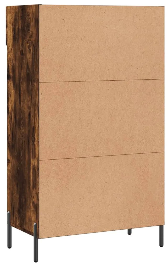 Sapateira 60x35x105 cm derivados de madeira carvalho fumado