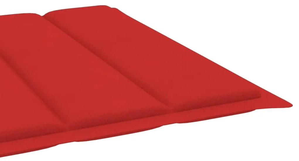 Espreguiçadeira de jardim com mesa e almofadão pinho impregnado