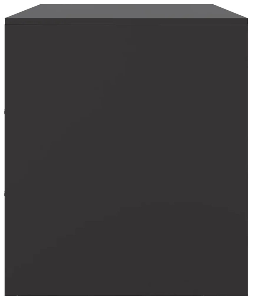 Móvel de TV 99x39x44 aço preto