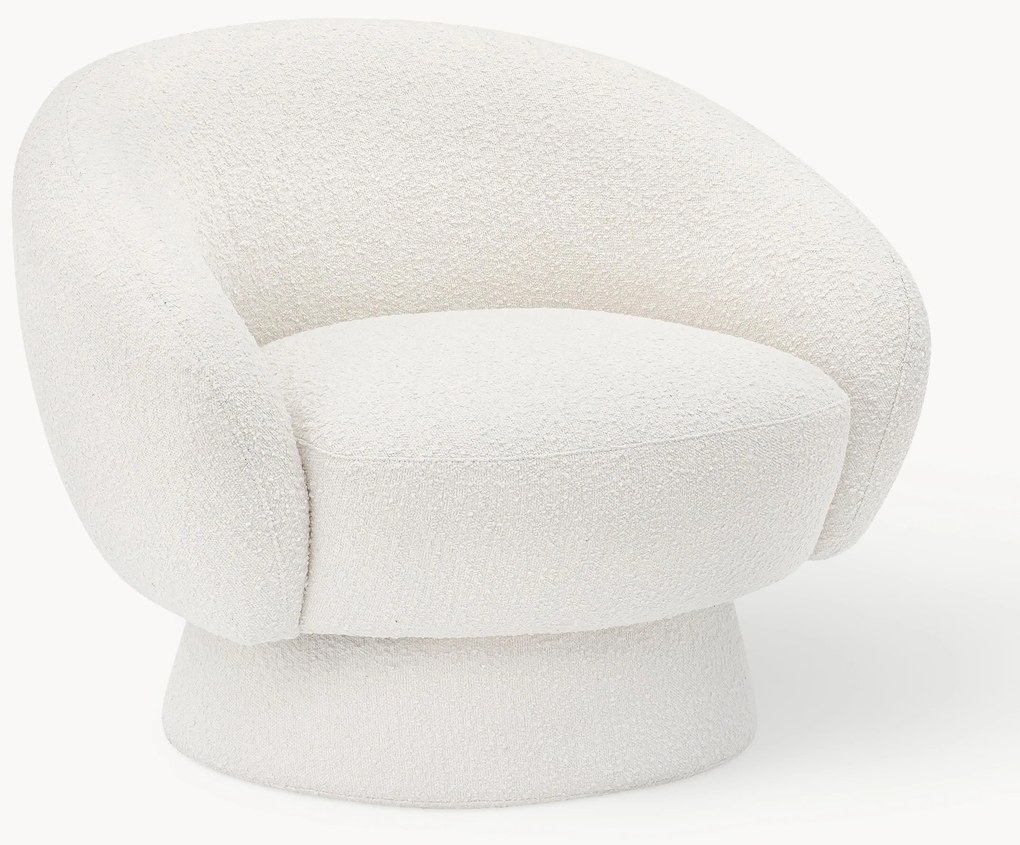 Cadeira lounge em bouclé Ted