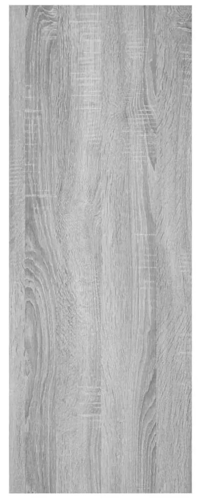 Mesa consola 105x30x80 cm derivados de madeira cinzento sonoma