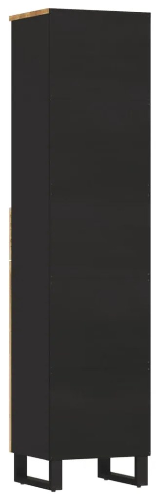 Armário de casa de banho 38x33x160 cm mangueira maciça