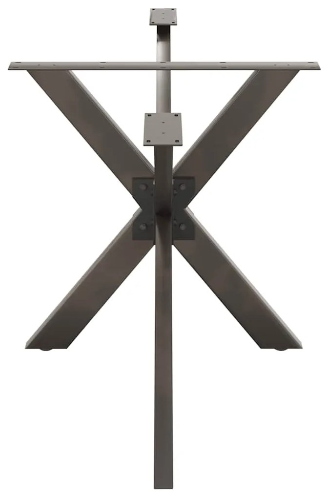 Pé de mesa de jantar em formato de aranha, preto, 150x78x(72-73) cm, a