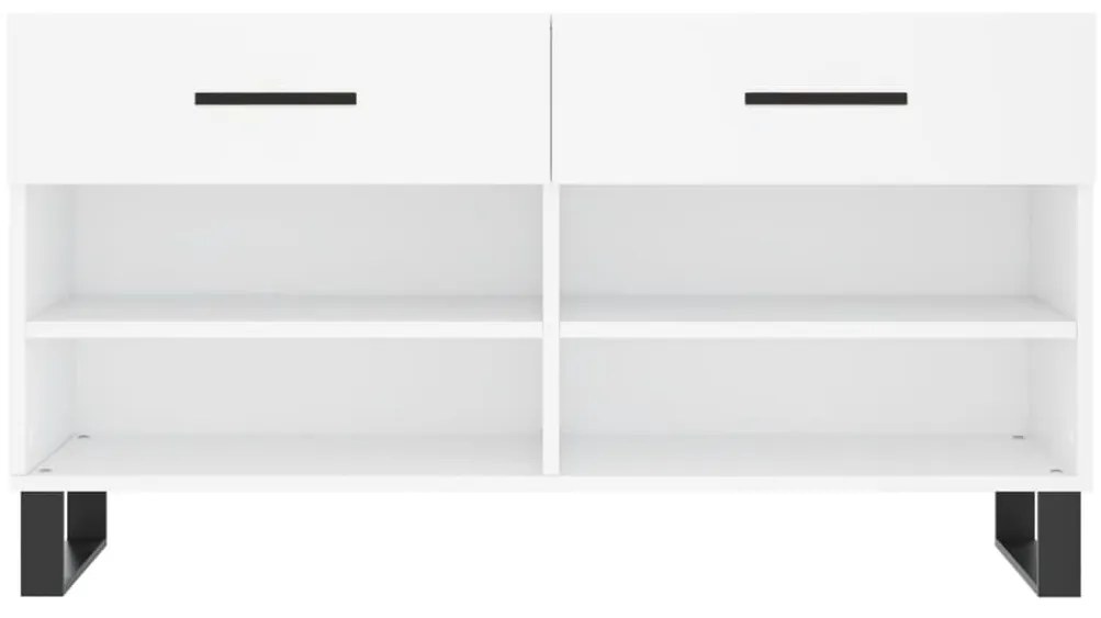 Banco sapateira 102x35x55 cm derivados de madeira branco