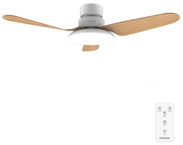 Ventoinha de teto EnergySilence Aero 5200 Light White  com motor DC de 40 W, 43" luz LED de 22 W, 3 tonalidades, 3 pás, temporizador programável