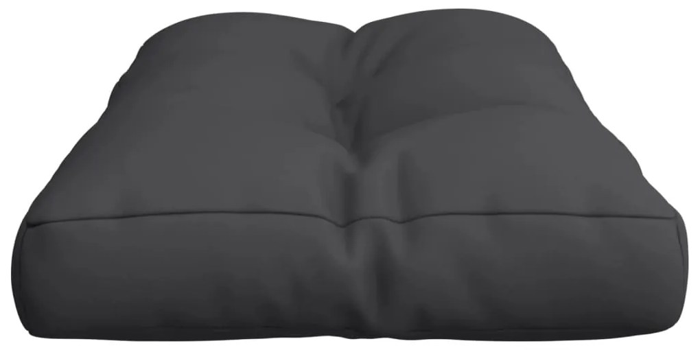 Almofadão para sofá de paletes 70x40x12 cm tecido preto