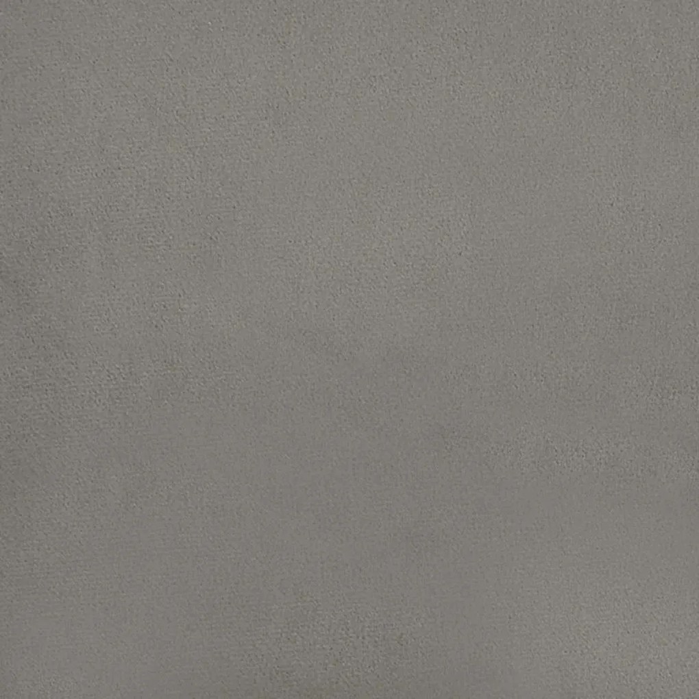 Estrutura de cama sem colchão 140x200 cm veludo cinzento-claro