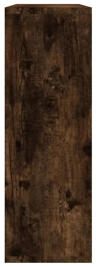Prateleira parede 104x20x58,5cm derivados de madeira cor fumado