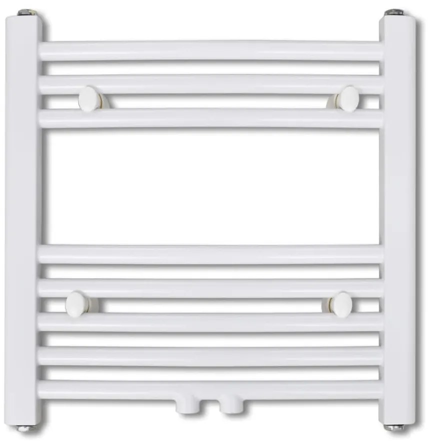 Aquecedor toalhas banheiro curvo 480 x 480 mm conector lateral e centr