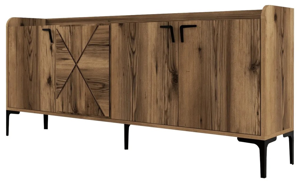 Console Venedik – Walnut – 180 cm x 78 cm x 35 cm