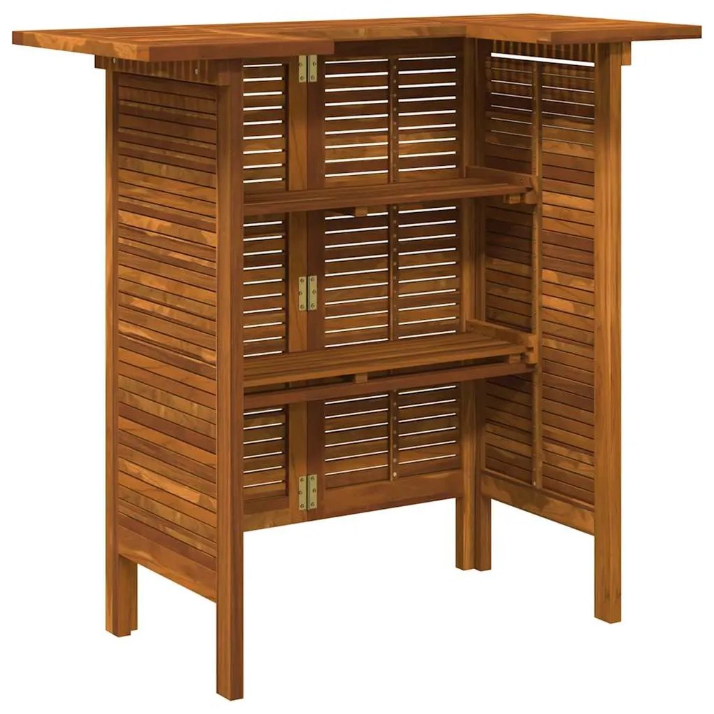 Mesa de bar 110x50x105 cm madeira de acácia maciça