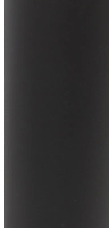 Candeeiro de exterior preto com cúpula opala branca 50 cm - Odense Moderno