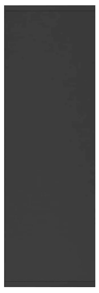 Estante/aparador 50x25x80 cm derivados de madeira preto