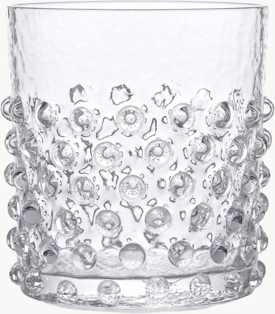 Copos artesanais Hobnail, conjunto de 2