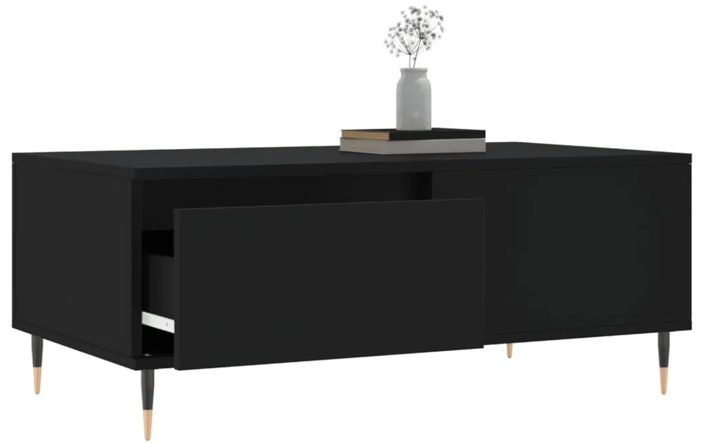 Mesa de centro 90x50x36,5 cm derivados de madeira preto