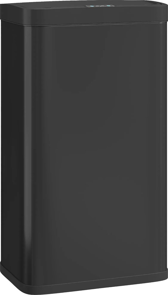 HOMCOM Balde do Lixo de Cozinha Automático 45 L com Sensor Infravermelho Fecho Suave 38x25,5x67,5 cm Preto | Aosom Portugal