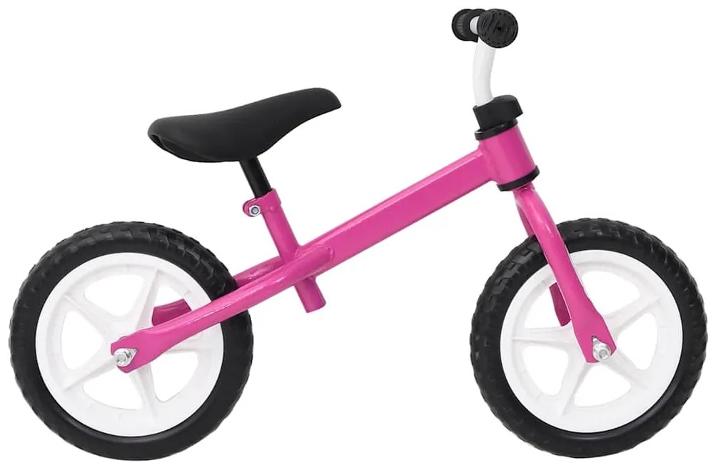 Bicicleta de equilíbrio com rodas de 9,5" rosa