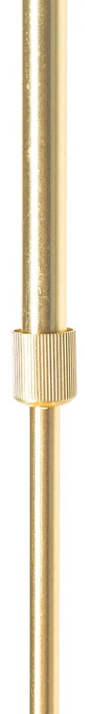 Candeeiro de suspensão design latão com vidro fumê 4-luzes - Explode Design