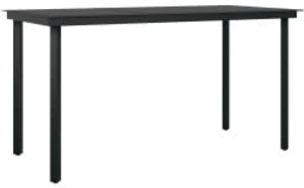 5 pcs conjunto de jantar jardim com almofadões cinzento/preto