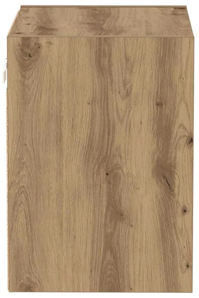 Prateleira Flutuante 2 pcs Carvalho Artesanal 40x28.5x40 cm Madeira La