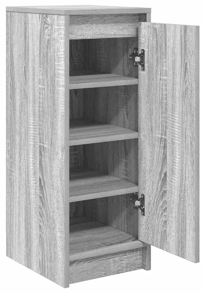 Sapateira 29,5x34x76 cm derivados de madeira cinzento sonoma