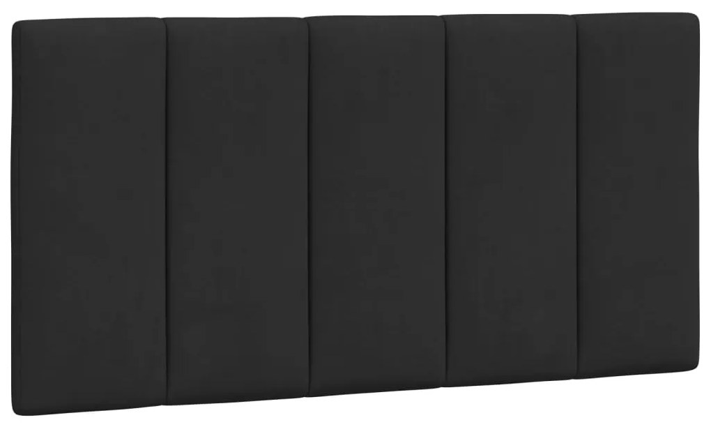 Estrutura de cama c/ luzes LED 100x200 cm veludo preto
