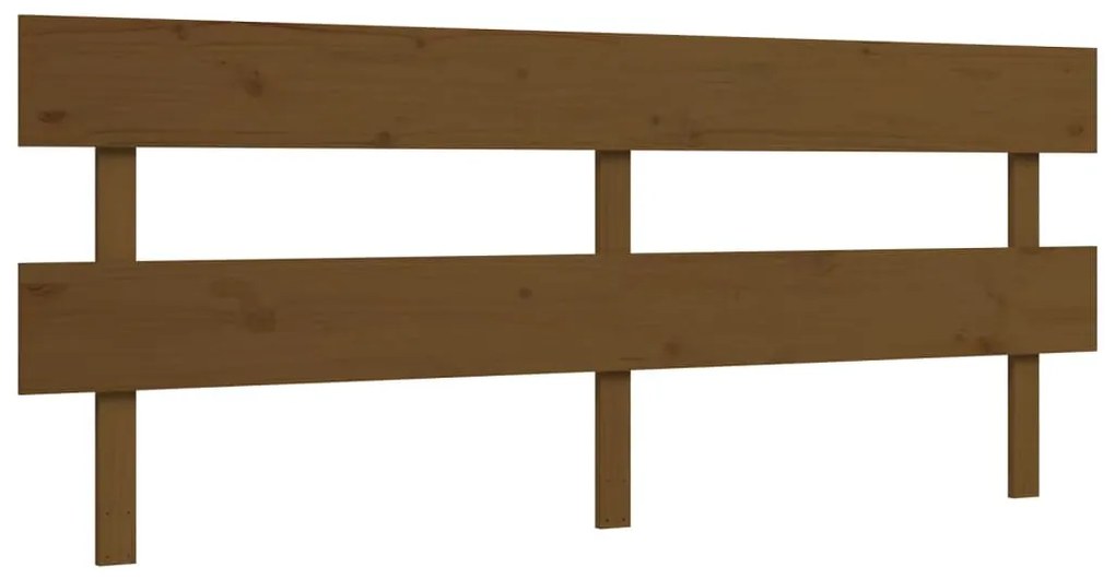 Cama para idosos c/ cabeceira 200x200 cm madeira castanho-mel