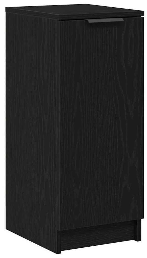 Gabinete de Sapatos vidaXL Carvalho Preto 30x35x70 cm Madeira de Engen