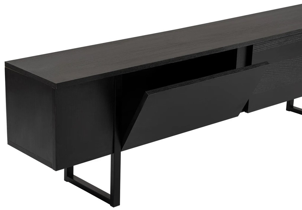 Móvel TV Serenity – Preto Madeira – 180x50x29,5 cm
