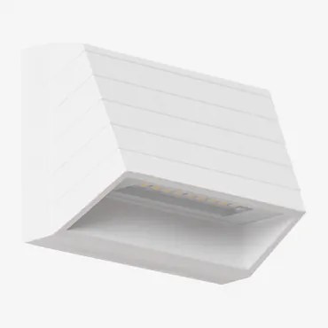 Aplique Led De Parede Para Exterior Em Alumínio Nolise Branco - Sklum
