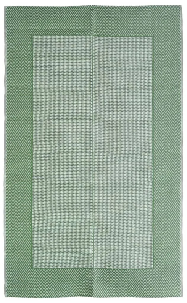 316958 vidaXL Tapete de exterior 160x230 cm PP verde