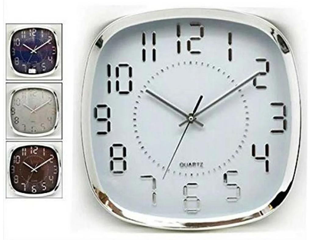 Relógio de Parede Plástico (31 x 4,5 x 31 cm)