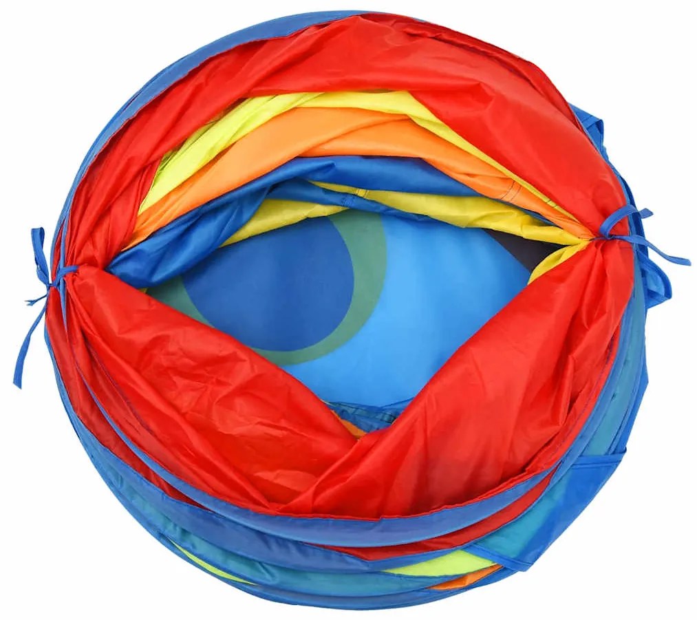 Túnel de brincar infantil 245 cm poliéster multicor