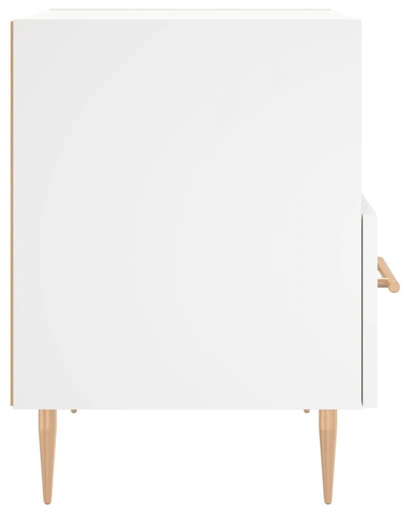 Mesa de cabeceira 40x35x47,5 cm derivados de madeira branco