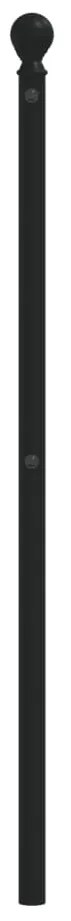 Cabeceira de cama 160 cm metal preto