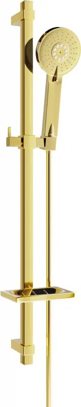 Mexen DQ40 conjunto de duche deslizante, dourado - 785404581-50