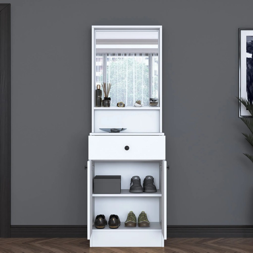 Hall Stand P6 – Branco – 60x182,8x35,5 cm
