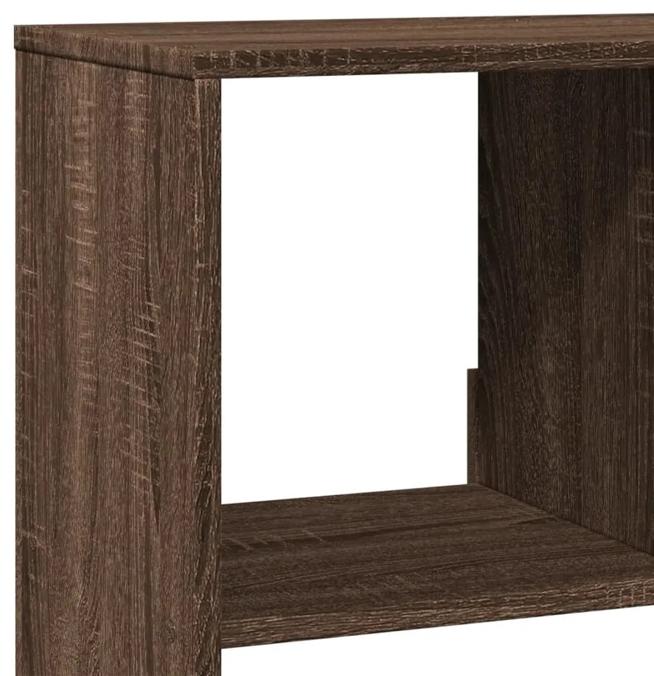 Estante 100x33x156,5 cm derivados de madeira carvalho castanho
