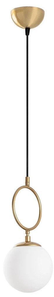 Candeeiro de Teto Ring – Dourado – 15 cm x 127 cm