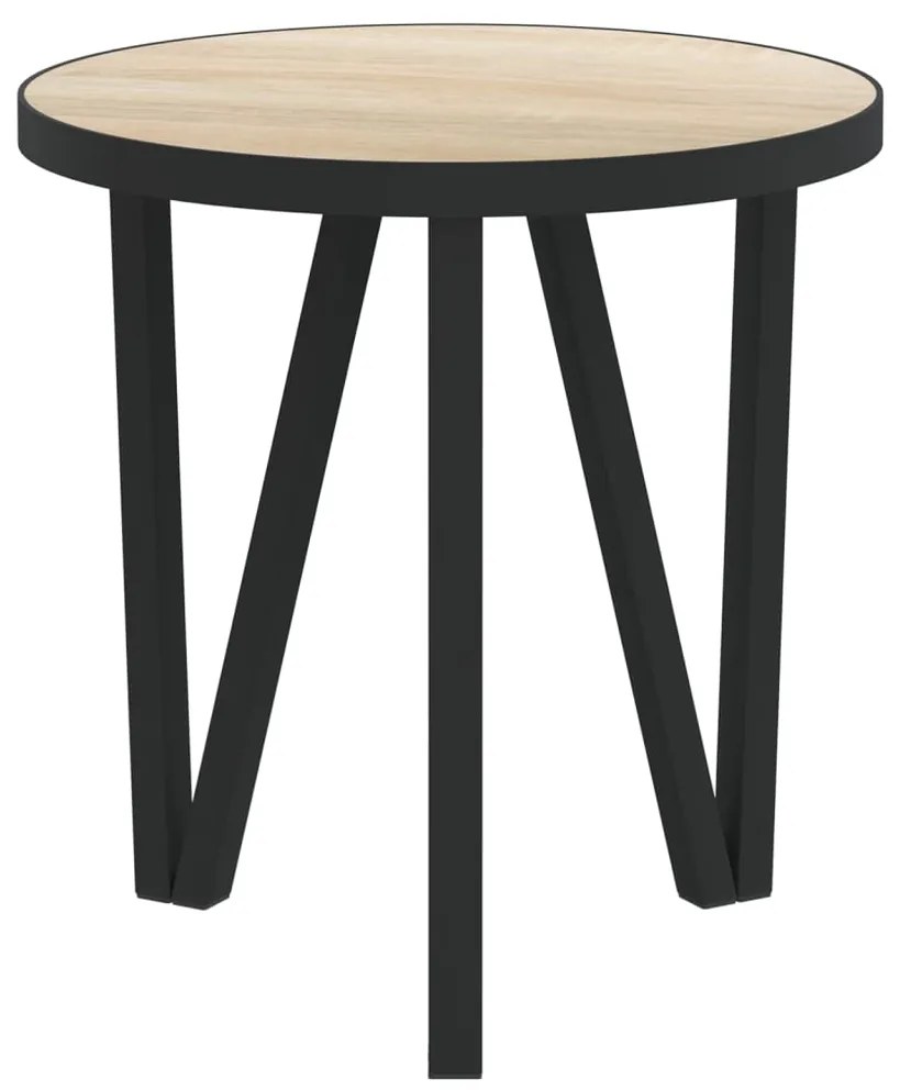 Mesa de centro Ø35 cm MDF carvalho sonoma