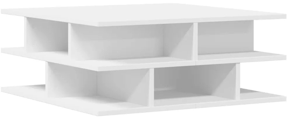 Mesa de centro 70x70x29 cm madeira processada branco