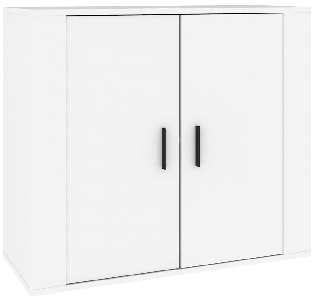 Aparadores 3 pcs madeira processada branco