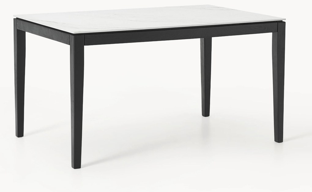 Mesa de jantar com tampo com aspeto de mármore Jackson, vários tamanhos