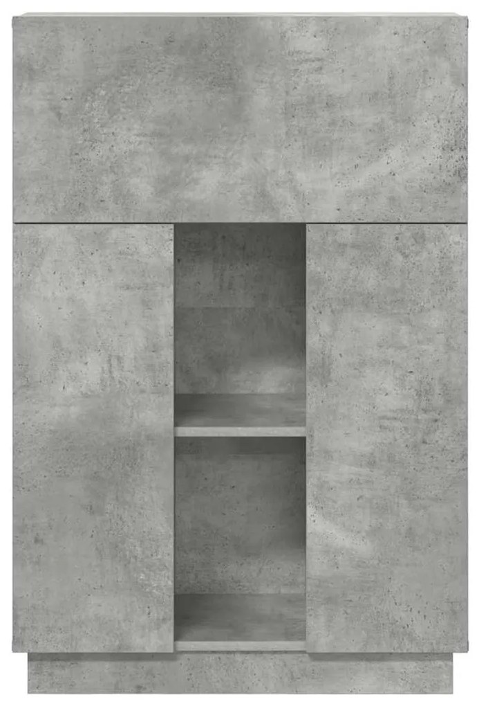 Mesa Cinza Concreto Cinza concreto Madeira engenheirada Padrão