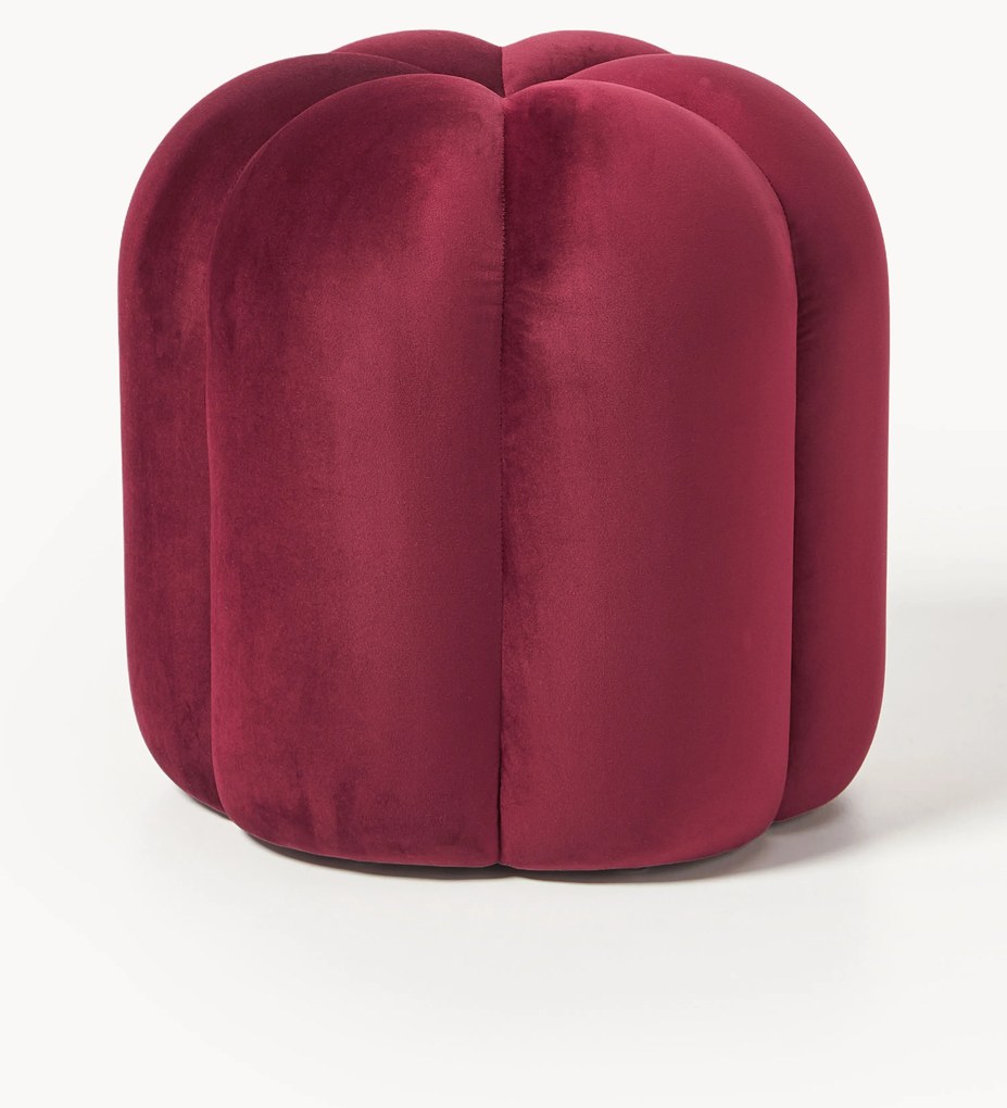 Pufe estofado em veludo Cali
