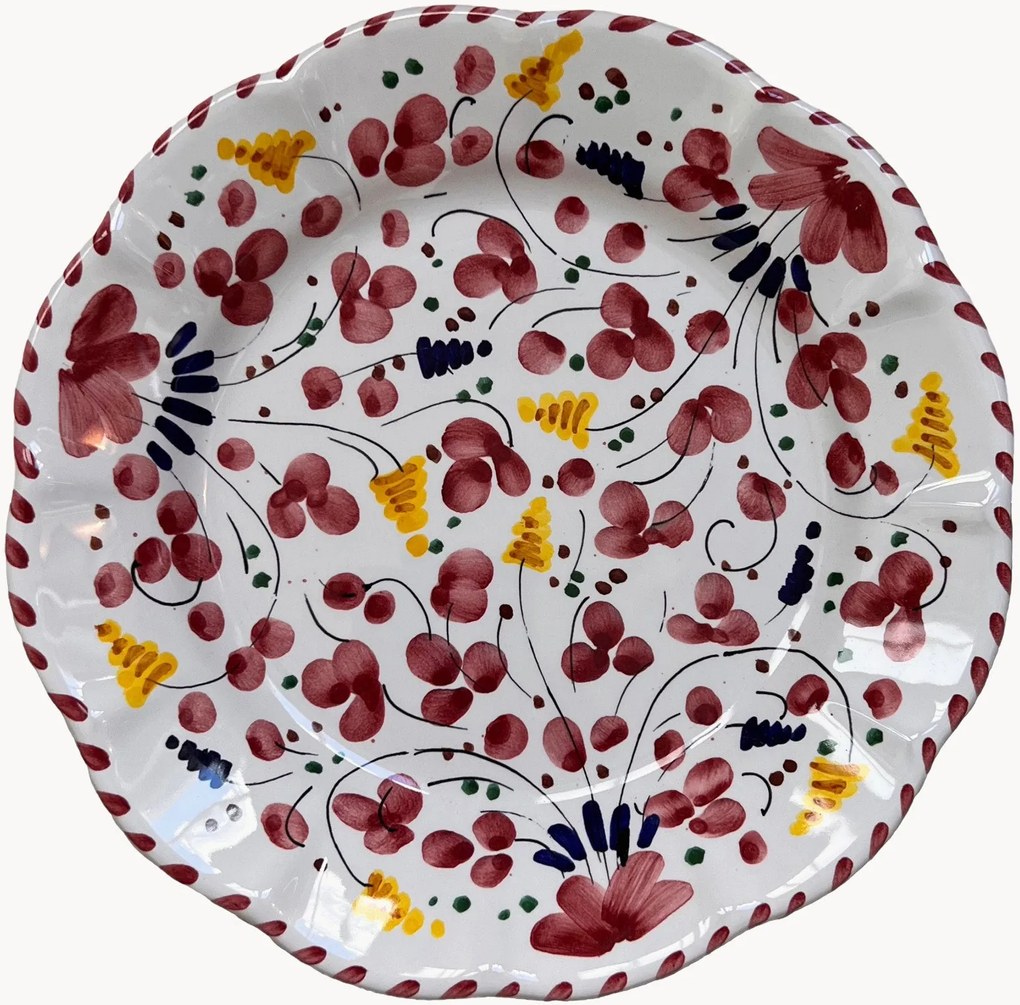 Prato de jantar artesanal Toscana