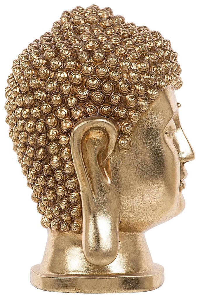 Estatueta decorativa dourada BUDDHA Beliani