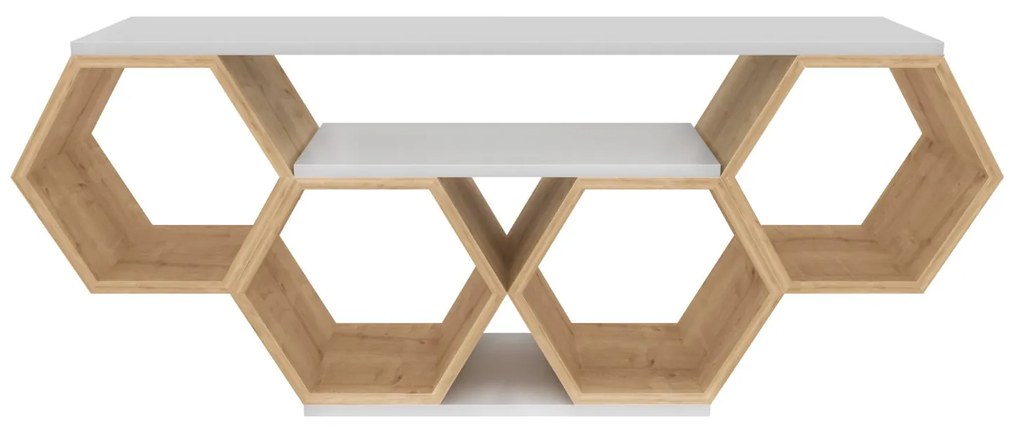Móvel TV Bal – Branco – 140 cm x 29,6 cm x 55,5 cm