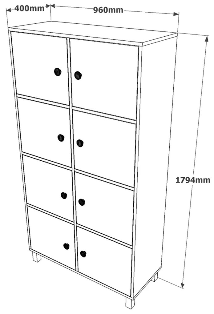 Conjunto de Mobiliário de Escritório MN12 – Baroque – Diversas Medidas