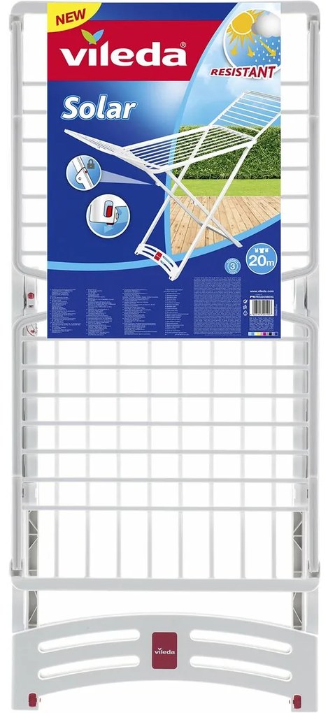 Estendal Vileda Branco Resina (182 x 55 x 88 cm)
